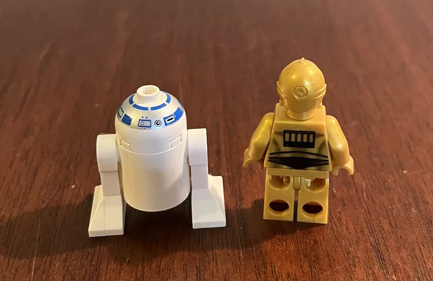 Lego Star Wars Minifigure C3PO and R2D2 eBay
