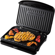 George Foreman Medium Electric Fit Grill [Non Stick, Healthy, Griddle, Toastie,