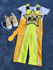 Yellow Star Fancy Dress Costume Complete Outfit with Matching Shoes, Size 27