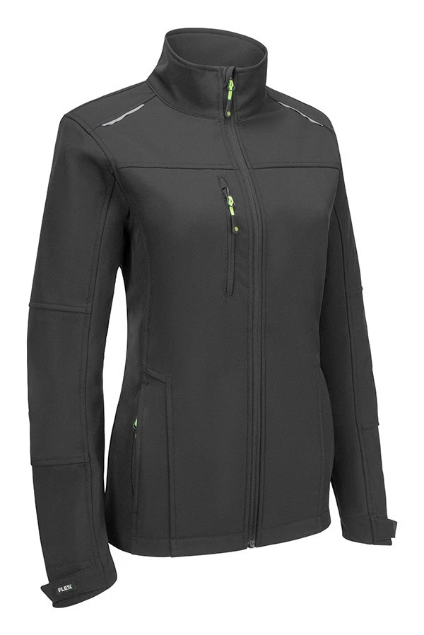 Beeswift Flex Womens Softshell Jacket Black Size 3XL