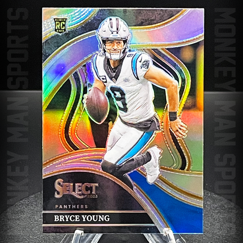2023 Select - Bryce Young Rookie RC - #291 PRIZM SILVER PANTHERS MINT