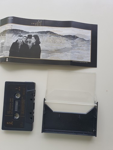 U2 The Joshua Tree 1987 Cassette Tape Black Shell Version - Picture 2 of 5