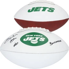 Braelon Allen New York Jets Autographed Franklin Panel Football w/Bulldozer Insc