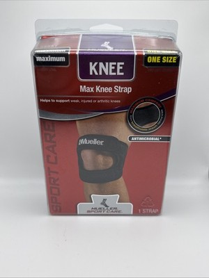 Mueller Sport Care Max Knee Strap Support Level Max One Size#59857 Left Or Right