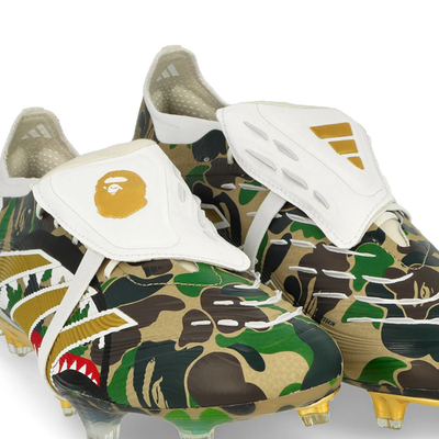 Bape x adidas Predator Elite FG Camo Firm Ground Boots Soccer Men