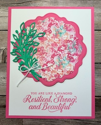 Stampin Up GREETING CARD KIT ~x4 w/Env~ Resilient Strong and Beautiful