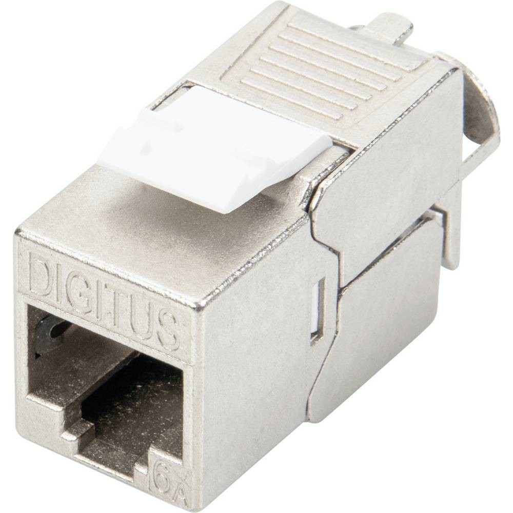 Connecteur RJ45 femelle CAT 6a Digitus DN-93615-12 Keystone encastrable gris