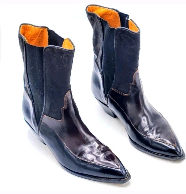 Donald J. Pilner Women’s Brown And Black Western Couture Boots - Image 3 of 4