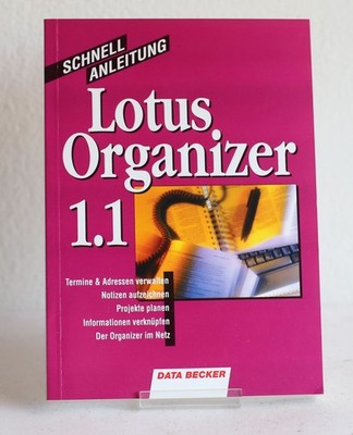 Data Becker - Lotus Organizer 1.1 - Manual