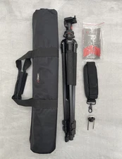 Oben AC-1321 Tripod w/ BA-106 Ball Head 3-Section Aluminum w/ Bag & Accessories
