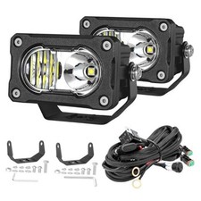 3 Inch Driving Light 2PCS 40W LED Pod Light with DT Wiring 3inch - Combo