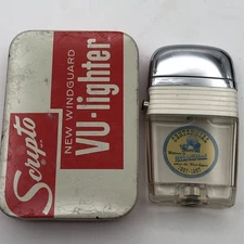 Vintage Scripto Vu-Lighter 1867-1967 Nebraskaland Centennial Butane Lighter