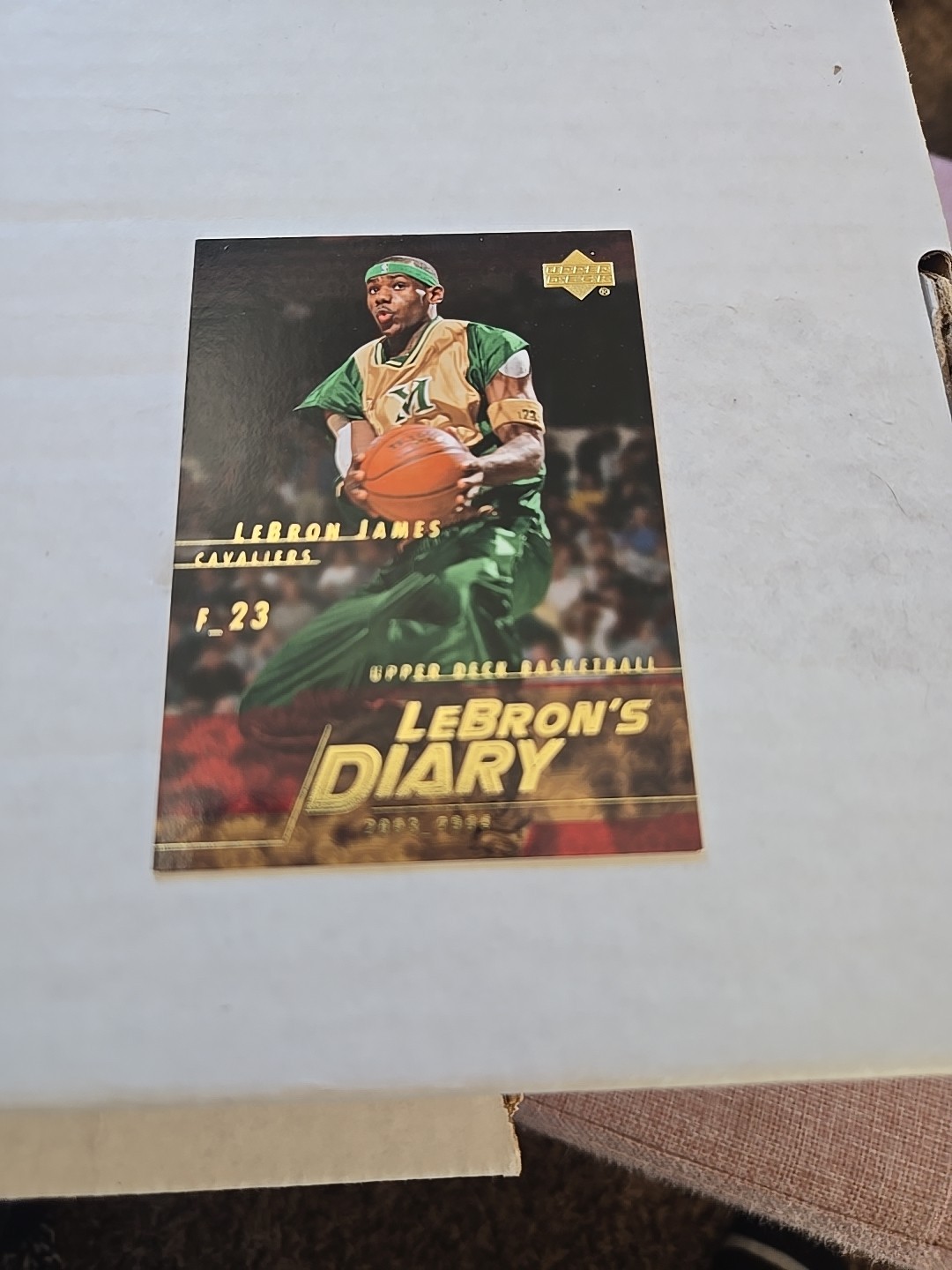 2003-04 Upper Deck #LJ4 Lebron James Lebron's Diary Rookie RC Near Mint