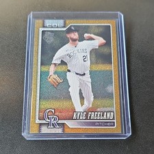 Topps 2026 Series 1 Gold Kyle Freeland /50 Colorado Rockies #106