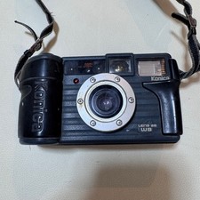 Konica On-site Supervisor Lens 28 WB Film Camera Black Used Tested