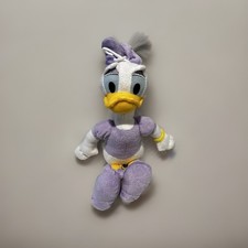 DISNEY STORE JUST PLAY DAISY DUCK 10" Pre-Owned Good Condition Purple Outfit