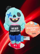 NEW Bark Box Barkbox Headbanger Hank Zombie Halloween 2025 Plush L Dog Toy NWT