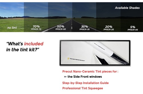 Precut Window Film Car Nano Ceramic Tint for Hyundai Elantra 2013-2017 Hatchback - Bild 7 von 7