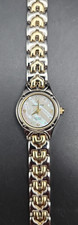 Liz Claiborne Women's Two-Tone Diamond Quartz Watch Mother of Pearl Style Dial