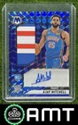 Ajay Mitchell RC Patch Auto 2024-25 Panini Mosaic 38/49 Rookie Blue Thunder