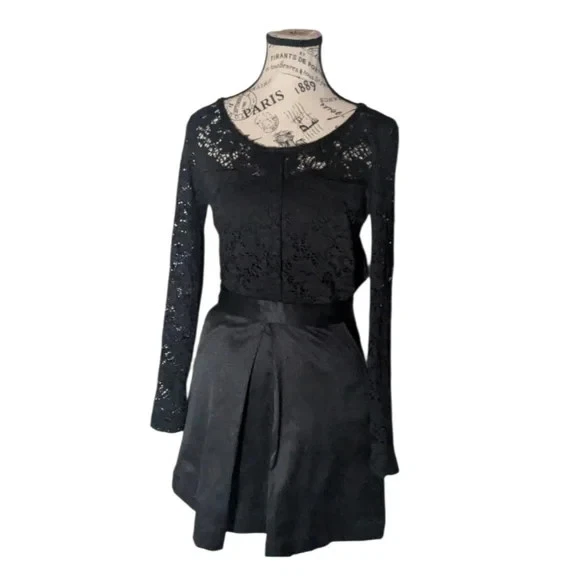 style white lace dress Zoey Lace Embroidery Strapless Mini Dress White main image 0