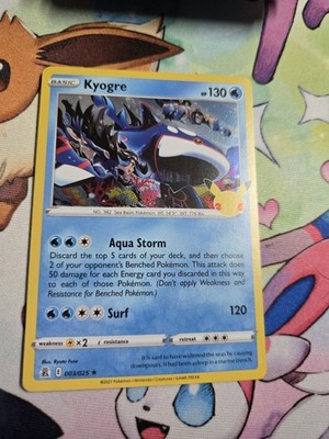 Pokemon Kyogre 3/25 Foil English 