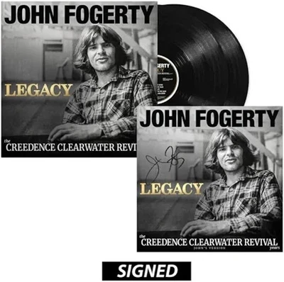 AUTOGRAPHED John Fogerty The Creedence Clearwater Revival Years Vinyl LP