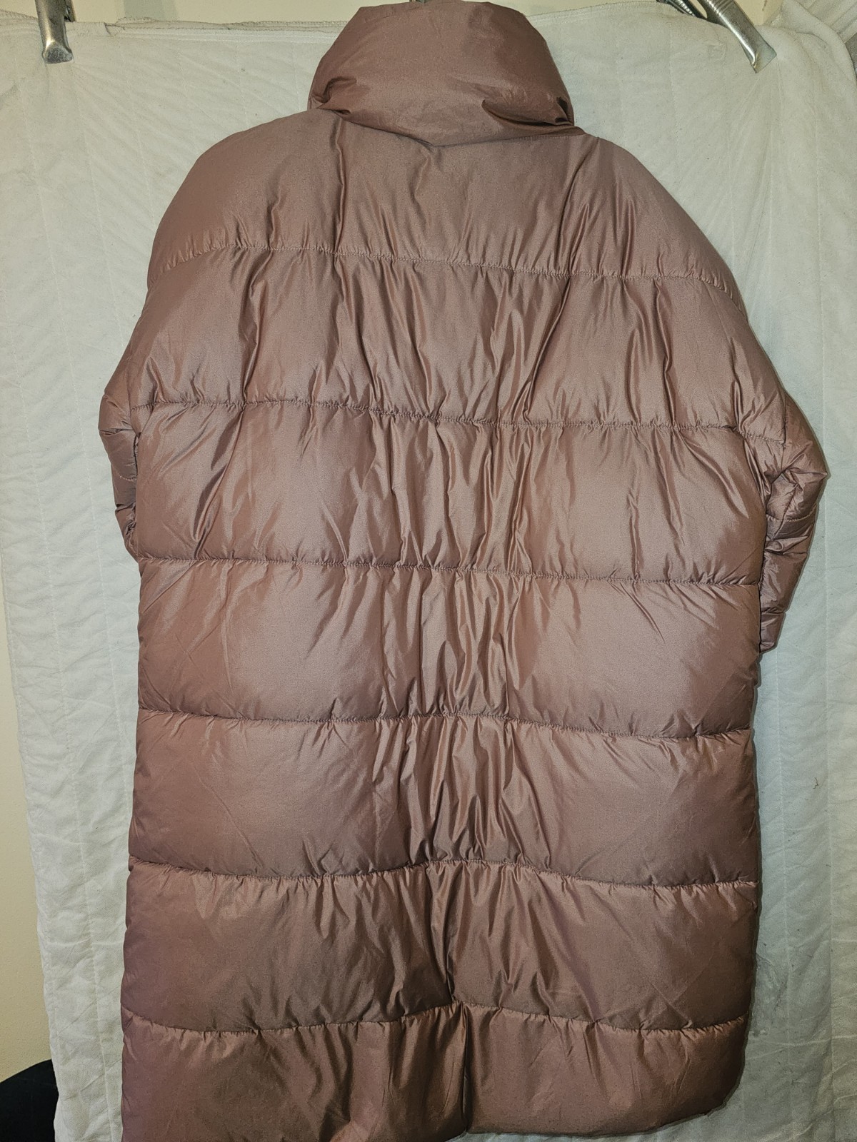 Next Shower Resistant Pink Puffer Coat Jacket Long Size 14 BNWT image 10
