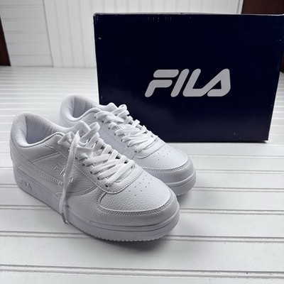 New w/ Box FILA A-Low Men's Sneakers  Triple White 1CM00551-100