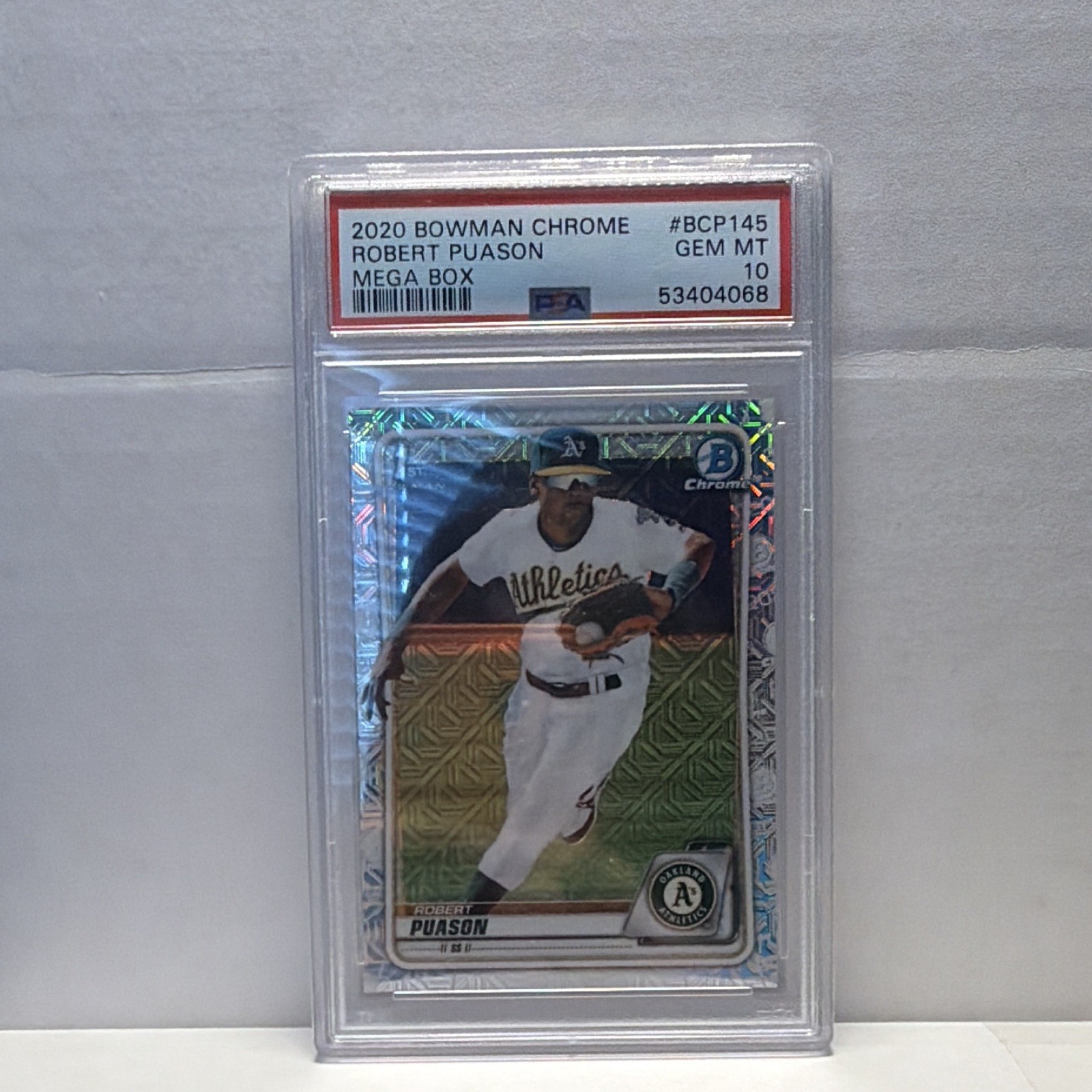 Bowman 2020 Chrome Prospects Mojo Refractor Robert Puason BCP-145 PSA 10