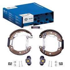 HELLA BREMSBACKEN-SATZ 203,2mm HINTERACHSE passend für FIAT BRAVA BRAVO MAREA |