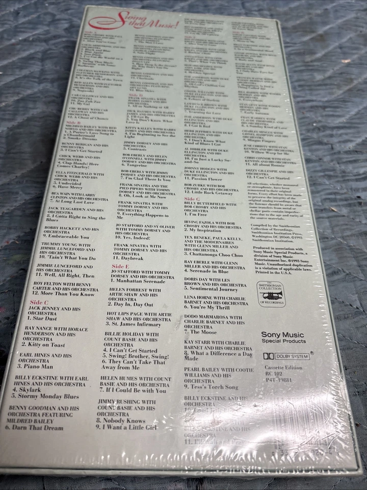 Swing That Music - Big Band Compilation, Box Set 4 Cassettes and Book Sealed NIB - Image 2 of 4