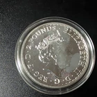 2021 BU 1 OZ 0.999 FINE SILVER BRITISH BRITTANNIA COIN IN CAPSULE