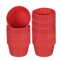 50 StüCk Cupcake-FöRmchen Zum Backen Von Cupcakes, Cupcake-Muffin-FöRmchen Rot