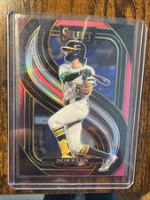 2025 Panini Select - Premier Level Jacob Wilson #164 Pink Prizm /199 (RC) A's