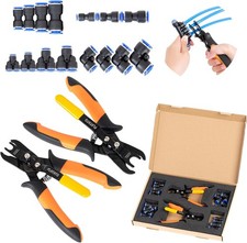Push To Connect Fittings Tool Kit - Air Line Disconnect Removal Pliers 15 Pcs Push To Connect Fittings Tool Kit - Air Line Disconnect Removal Pliers 15 Pcs