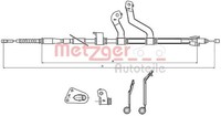 Metzger Handbremsseil Bremsseil Seilzug Feststellbremse Hinten Rechts 17.2580