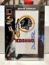 2008 Topps Letterman DEVIN THOMAS Rookie Auto Washington Redskins