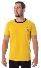 Star Trek The Original Series Men's TOS Costume Uniform Small, Captain Kirk