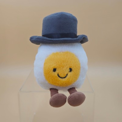 Jellycat Amuseables Boiled Egg Groom - AUTHENTIC - NEW WITH TAGS