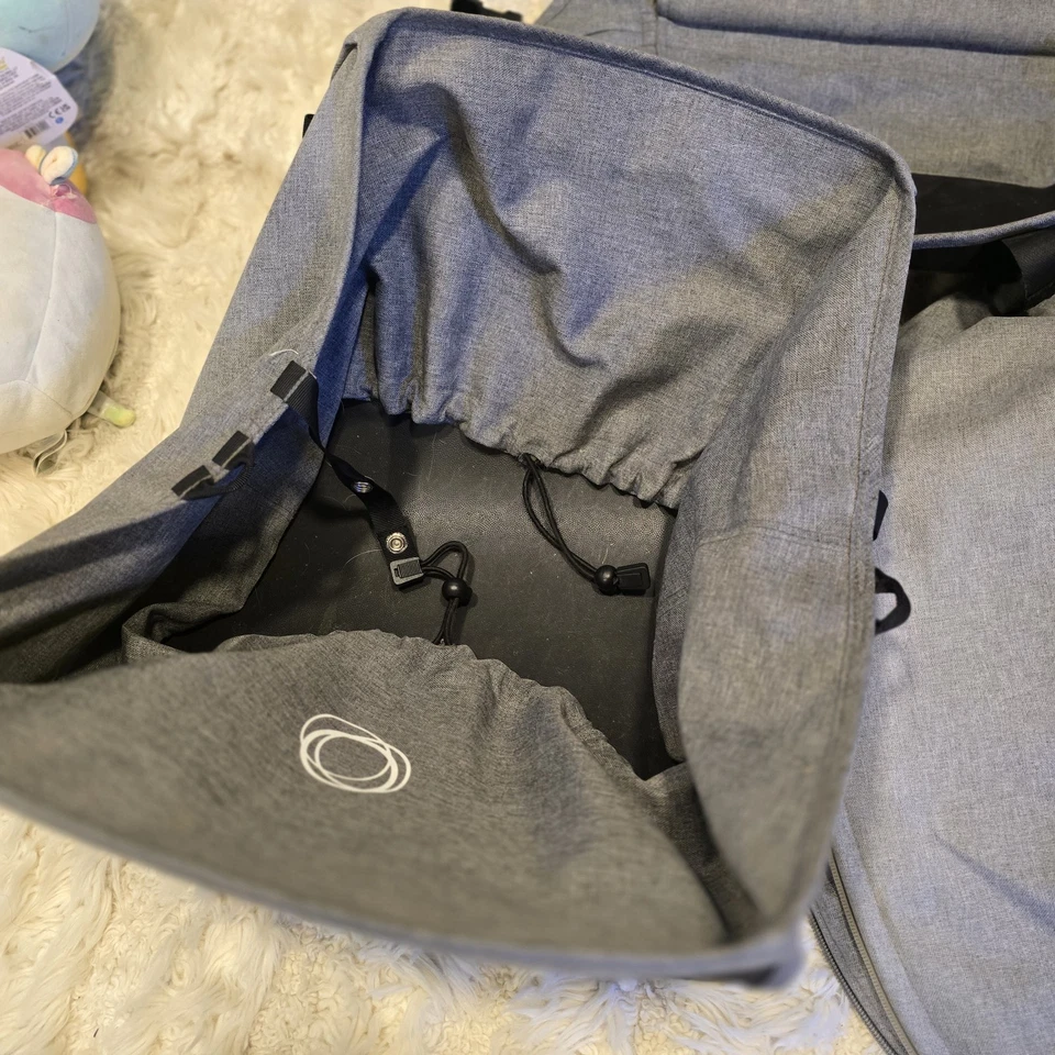 Bugaboo Cameleon 3 grey Tailored Fabric Set Canvas Hood Apron carrycot seat  - Image 4 of 4