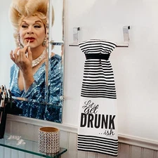 Let's Get Drunk...ish Terry Kitchen or Bath Towel by Twisted Wares