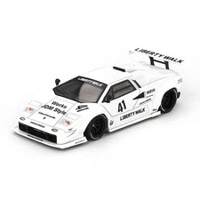 Mini GT 1/64 LAMBORGHINI COUNTACH LB WORKS 2024 TOKYO Die Cast Model Car -WHITE-