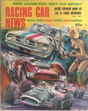 Racing Car News 1966 Jul Ron Thorpe AC Cobra Calder Catalina Surfers Winton Lowo