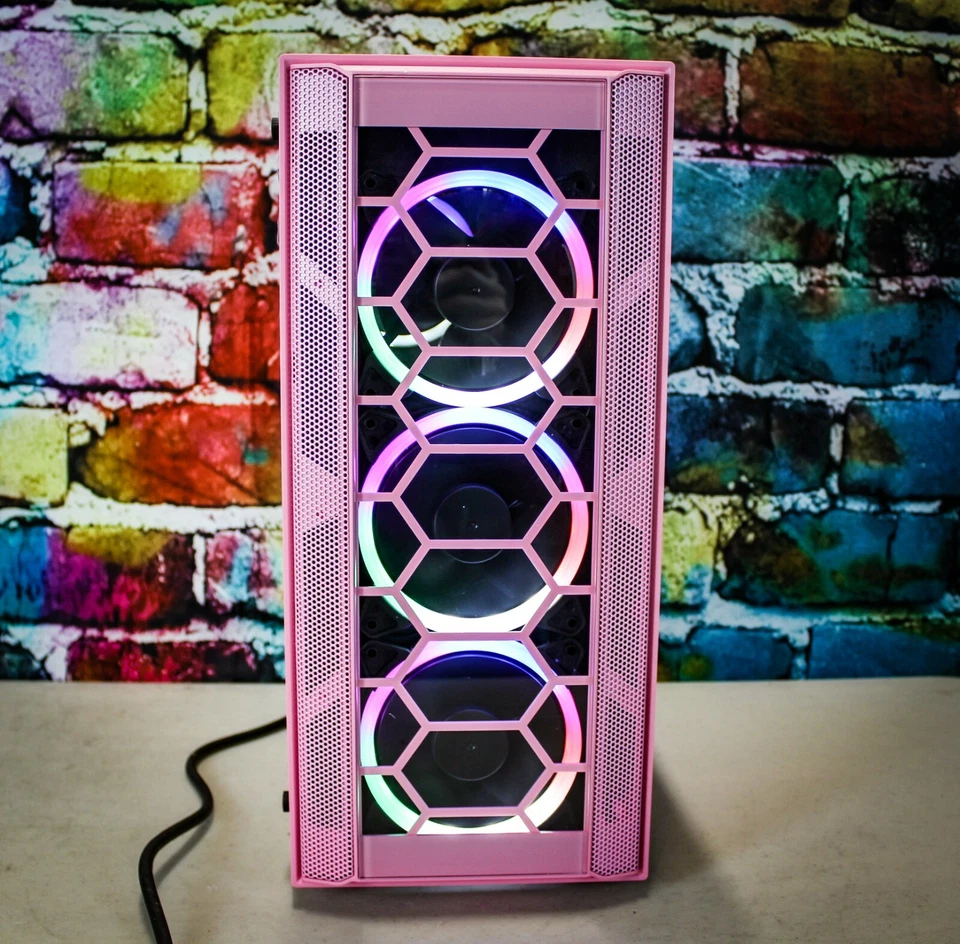 Custom Gaming Desktop PC Intel i5-8400 2.80 Ghz 6-Core 32 GB SSD Nvidia RTX 4060 - Image 3 of 4