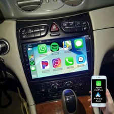 9" F&uuml;r Mercedes Benz CLK W209 C209 Carplay 32G Android 13 Autoradio Navi GPS FM