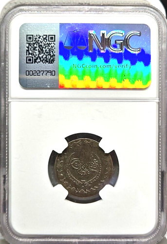 1808–1839 CE Turkey 20P Ottoman Empire-Mahmud II NGC Genuine 8154798-116 - Picture 2 of 4