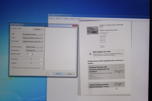 Occasion, testé OK : Scanner Fujitsu FI-7160 avec son alimentation et cable USB - Photo 18/21