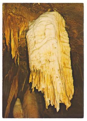 Vtg Postcard-Lost World Caverns-Lewisburg WV-Crystal Chandelier-4x6-WV1