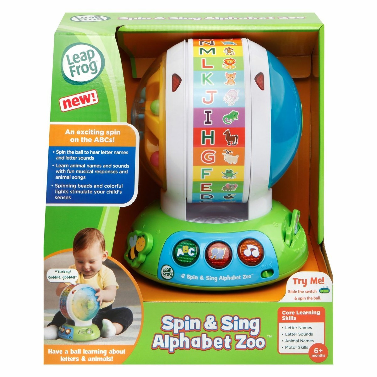 Leap Frog セット LeapFrog Spin and Sing Alphabet Zoo - 3 Ways to Play